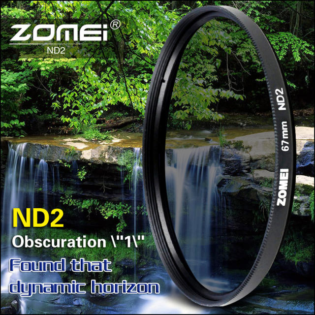 Zomei 52-82MM Neutral Density Filter Lens Set Kit ND2 ND4 ND8  for Canon Nikon