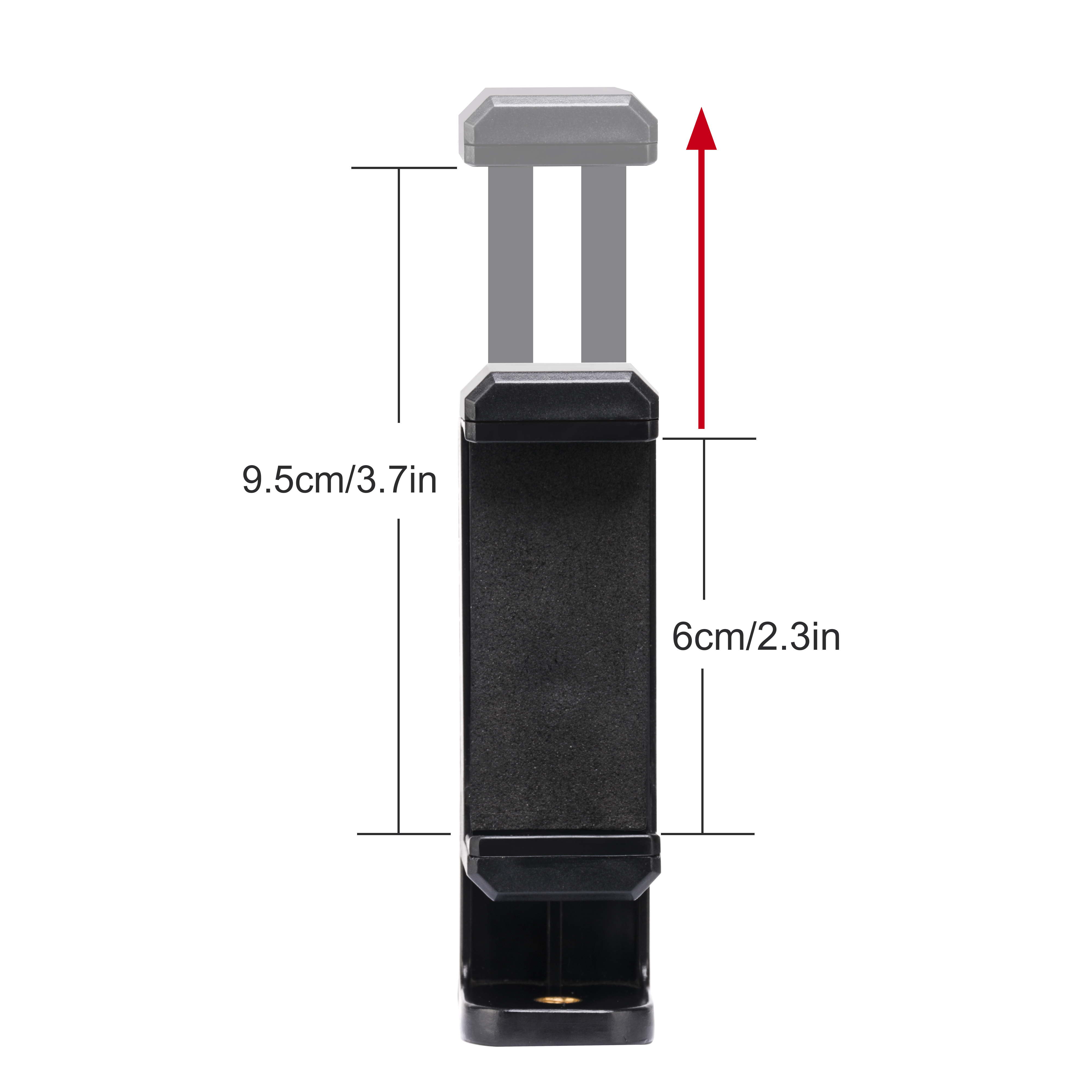 ZOMEI Universal Cell Phone Tripod Mount Adapter Holder with Padded Clip Fits for iPhone S amsung
