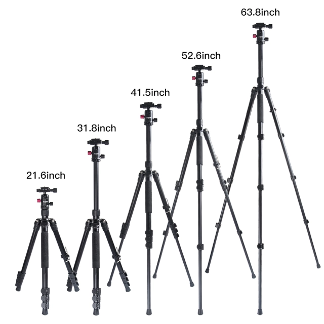 ZOMEi M3 Blue Compact Ball Head Tripod Kit 62.5 Inch for Wedding and Party Photography with Monopod Conversion