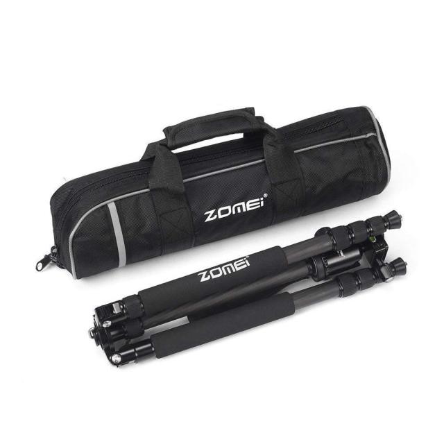 ZOMEi Z818C Carbon Fiber Camera Tripods for Digital DSLR Cameras with Quick Release Plate and Ball Head (Black)