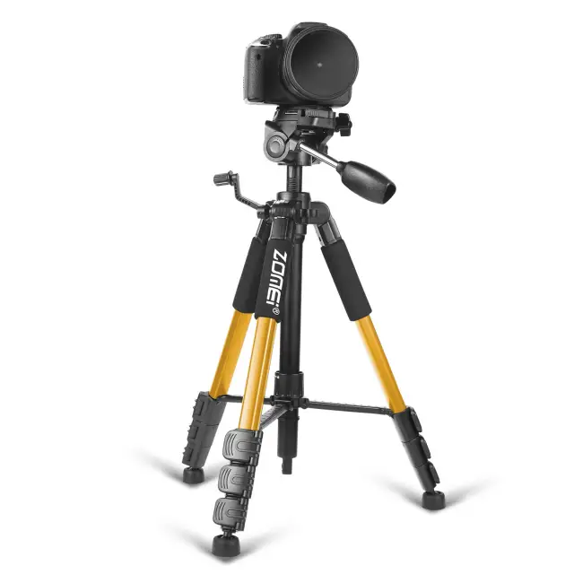 Q111 Compact Aluminum Tripod Kit YouTube Photography for Nikon Canon Dslr Camera for Macro Photography