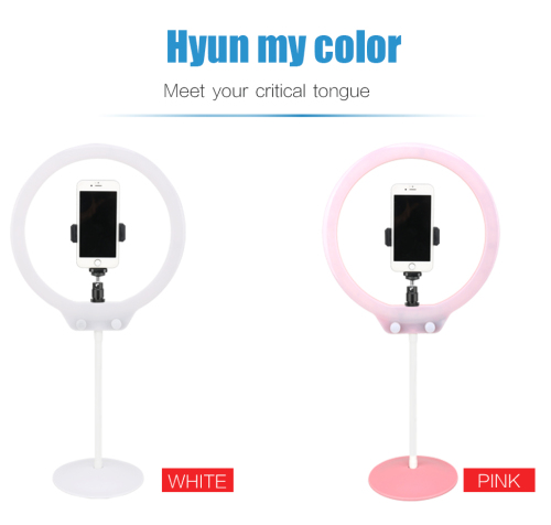 Perfect Christmas Gift for Girls -- Zomei 10'' Table Dimmable Selfie & Live Ring Light with Ball Head, Cell Phone Holder as A Christmas Gift
