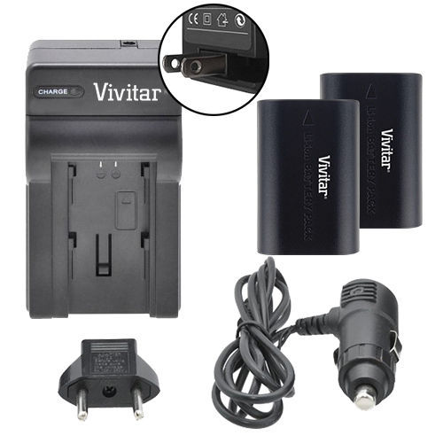 Vivitar Dual Battery LP-E6 & Charger Kit for Canon 6D 7D 70D 5D Mark III 7D II