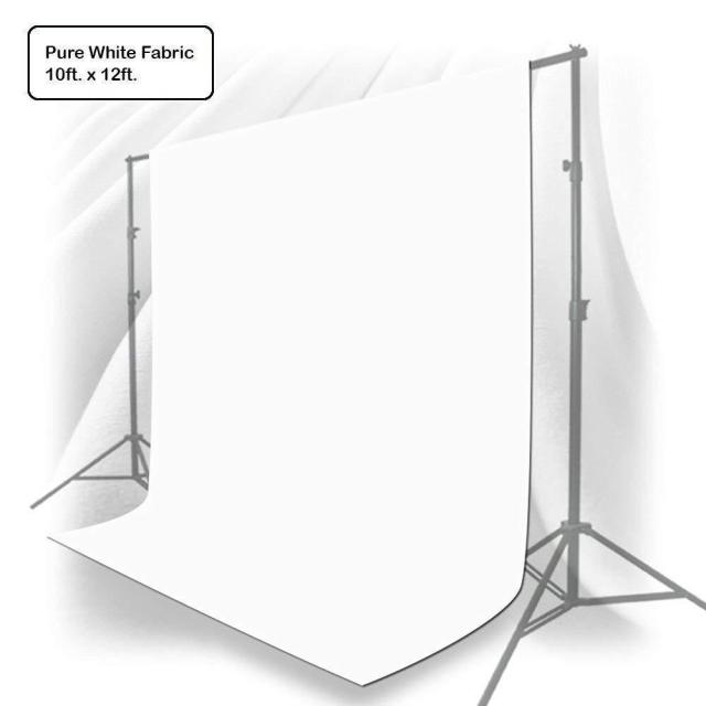 10x12 ft White Muslin Backdrop Background Screen Photo Studio Video Photography