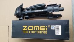 ZOMEI Q-100 Tabletop Tripod 12.5inch Lightweight Aluminum Small Travel Tripod with 360° Rotating Pan Head for Camera Cellphone Tablet and Projector