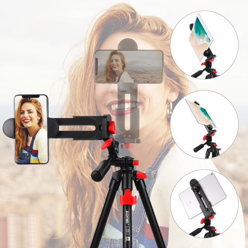 ZOMEi T70 with  remote control mobile phone holder 360 degree panoramic ball head tripod For phone
