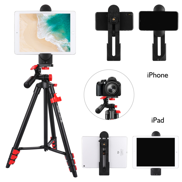 ZOMEi T70 with  remote control mobile phone holder 360 degree panoramic ball head tripod For phone