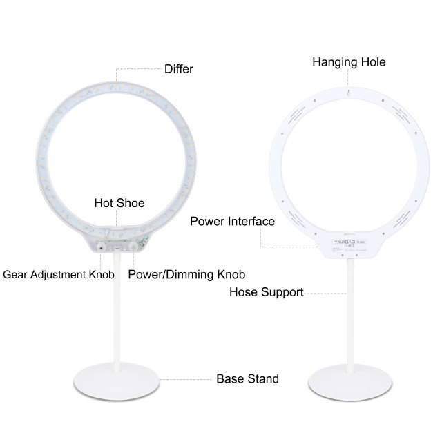 Tairoad plant  LED Ring Light 7.5W Lighting Kit makes it possible to provide a wider range of lighting plants.