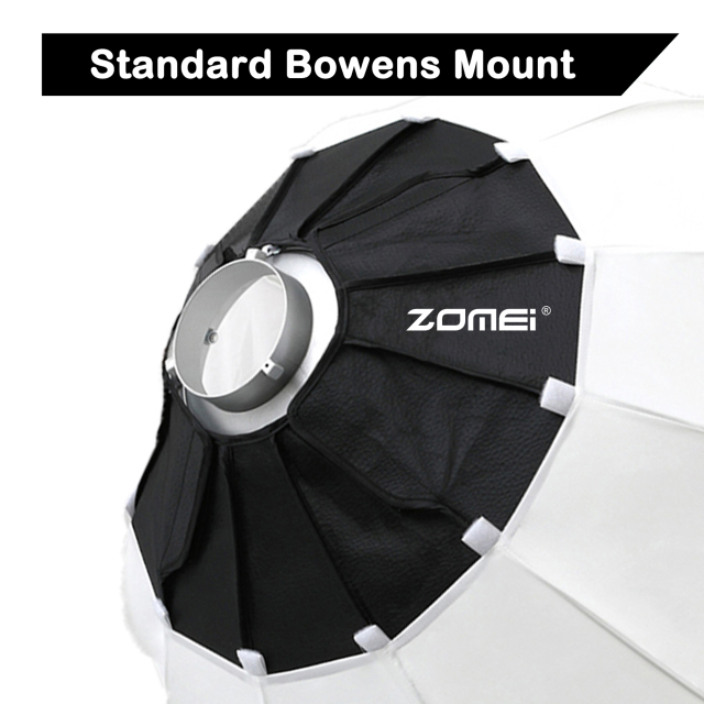 ZOMEI 26'' Lantern Quick Collapsible Softbox Diffuser with Bowens Mount and 9.2 ft/2.8 m Extendable Light Stand for  Portraits, Video Shooting etc.