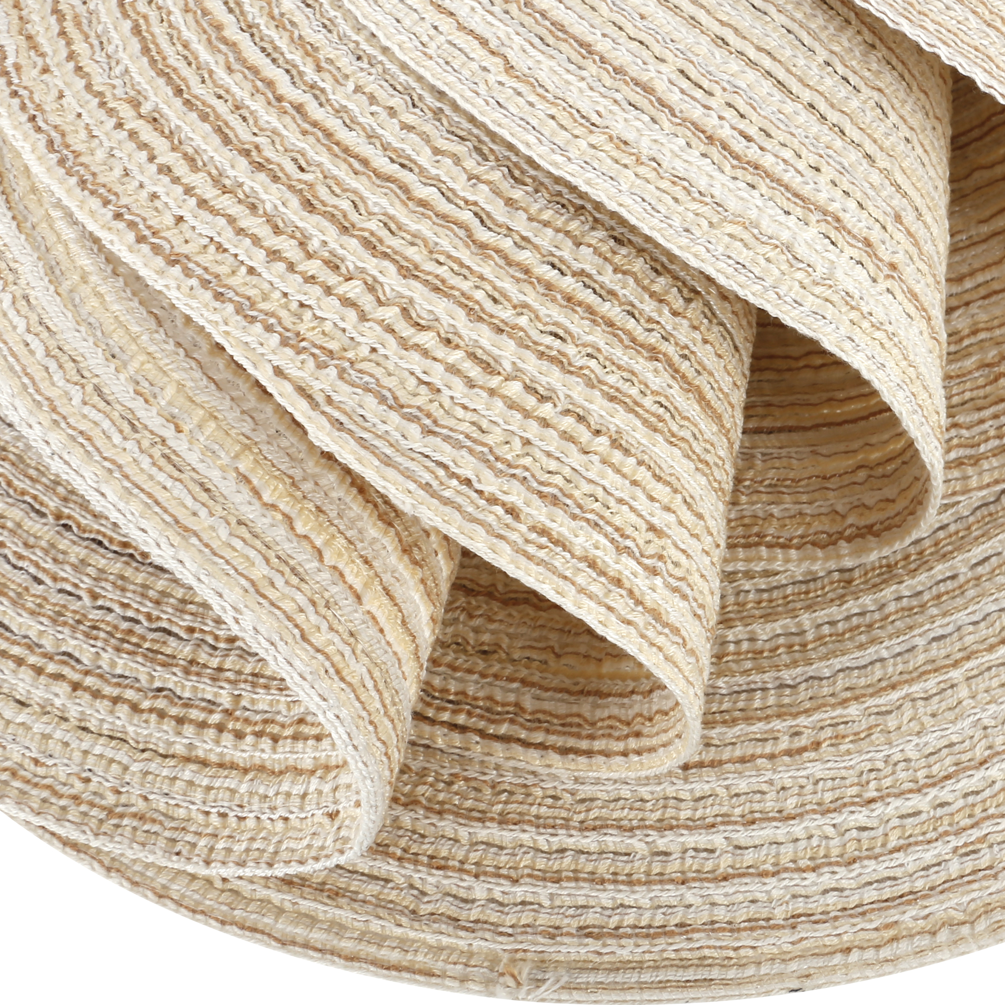Karlesi 15 Inch Round Placemats Non Slip Heat Resistant Braided Table Mats for Kitchen,Fall, Dinner Parties, BBQs, Indoor and Ourdoor Use (6pcs placem