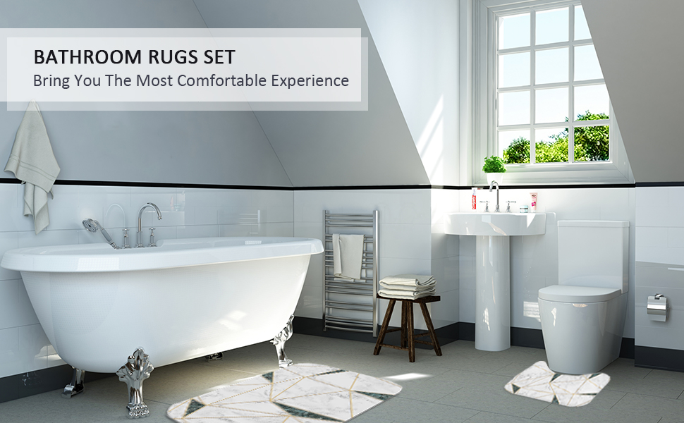The SONORO KATE Bathroom Rug, Non Slip Bath Rugs, Soft Durable Thick C –  PROARTS AND MORE