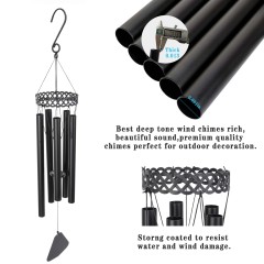 Memorial Wind Chimes for Outside, 36" Sympathy Wind Chimes, Bereavement Condolence Gifts for Patio Garden Porch, Relaxing, Sweet Tones,Garden Home Yar