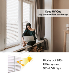 Privacy Window Film,Frosted Static Cling Non-Adhesive Vinyl Glass Film Anti UV, Window Decor for Home Office Kids Study Meeting Room,Stripe Patterns