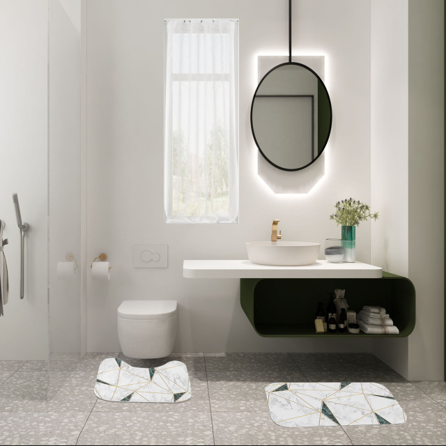 Small Bathroom Rugs Mat Non Slip 20 x 32 – Caromio