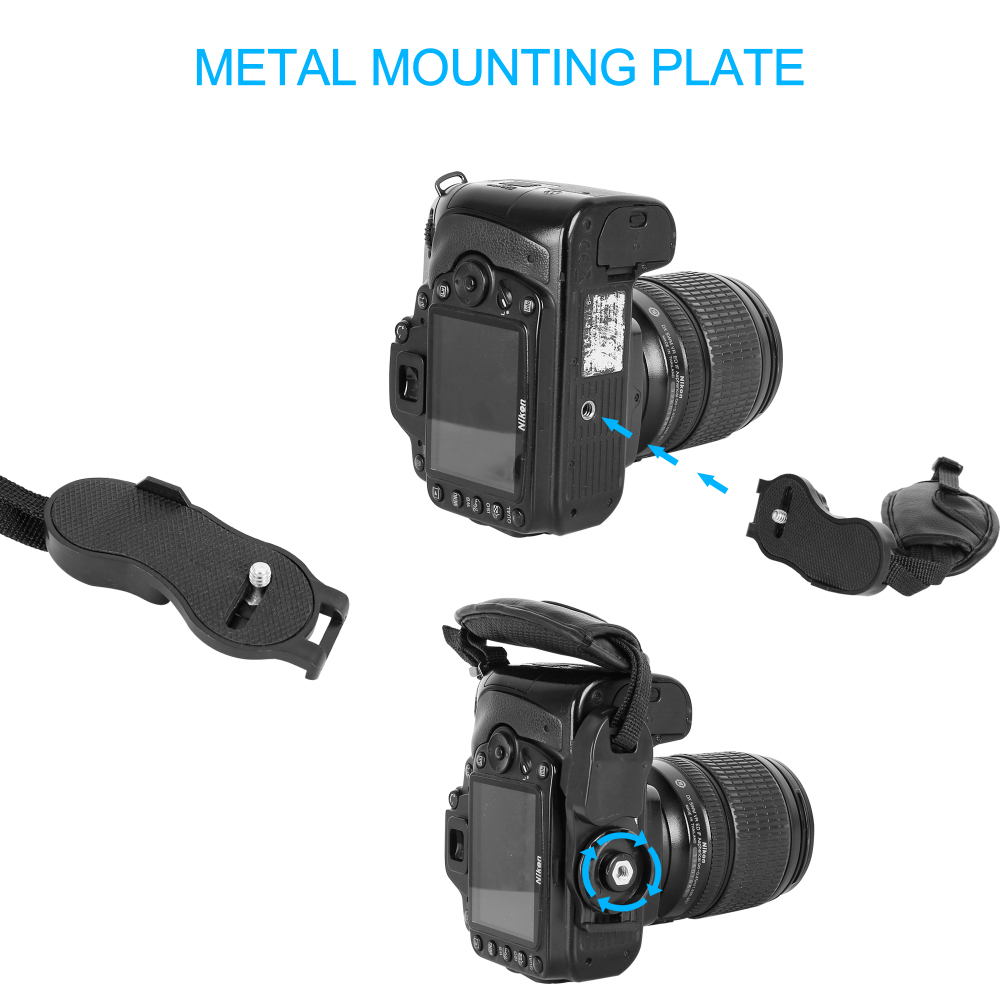 Universal Camera Shoulder Neck Strap & Wrist Strap,Higher-end and Safer Camera Straps for Photographers Compatible with All DSLR Camera Nikon Canon So