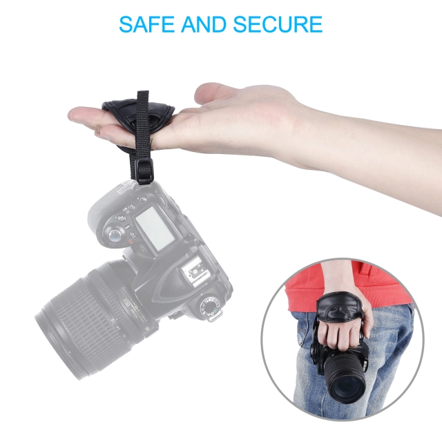 Universal Camera Shoulder Neck Strap & Wrist Strap,Higher-end and Safer Camera Straps for Photographers Compatible with All DSLR Camera Nikon Canon So