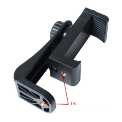 Phone clip for tripod