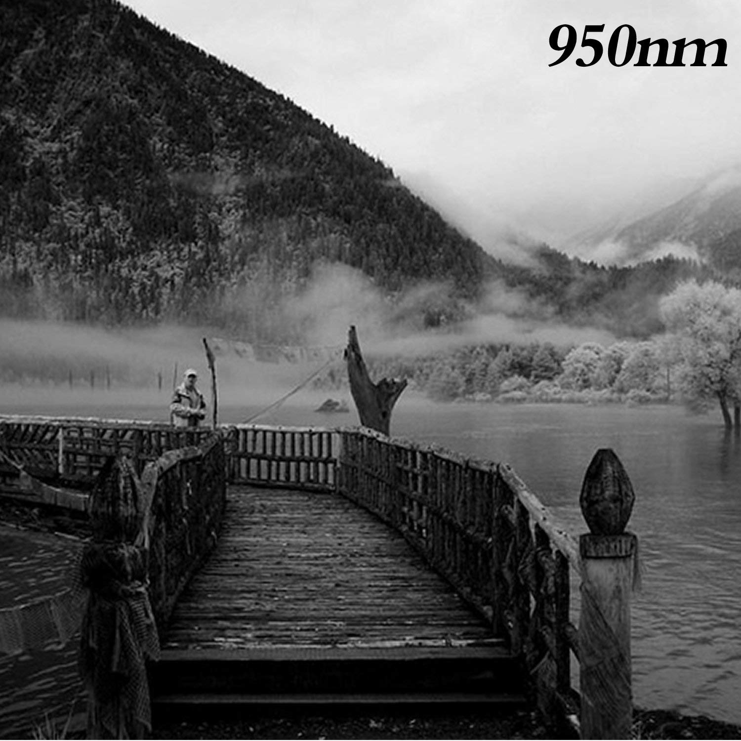 ZOMEi IR Filter GLASS Infrared X-Ray Filter Suitable for Crime Detection, Medical Photography 62mm 850