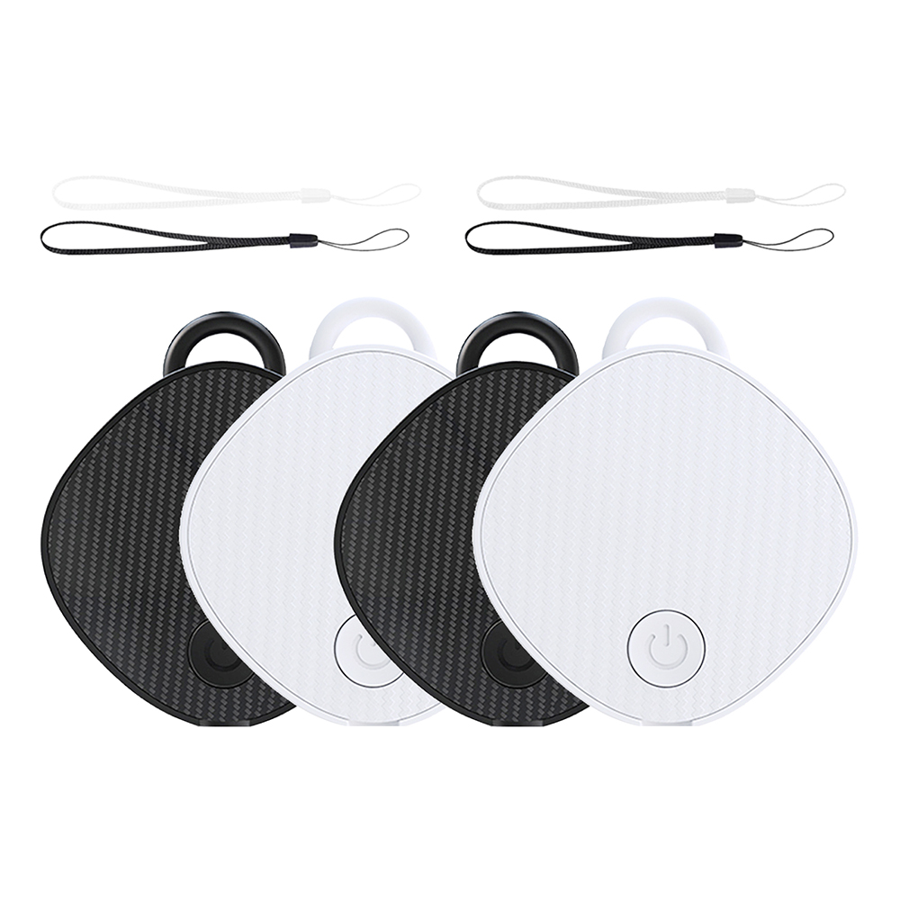 Luggage Tracker Key Finder Smart Bluetooth Tracker Pairs with Apple Find My (iOS Only) Item Locator for Bags Wallets Keys Anti-Lost 4 Pack