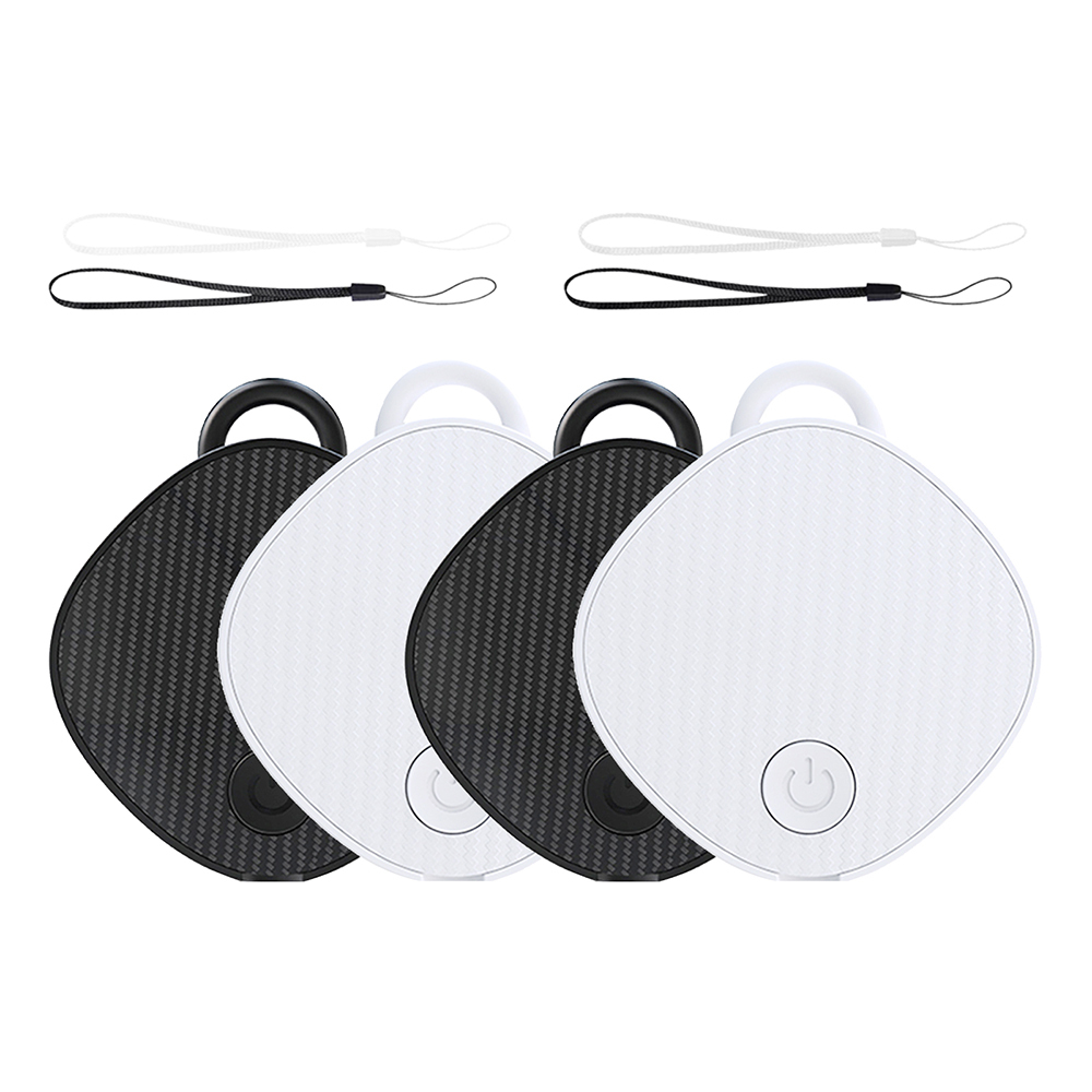 Luggage Tracker Key Finder Smart Bluetooth Tracker Pairs with Apple Find My (iOS Only) Item Locator for Bags Wallets Keys Anti-Lost 4 Pack