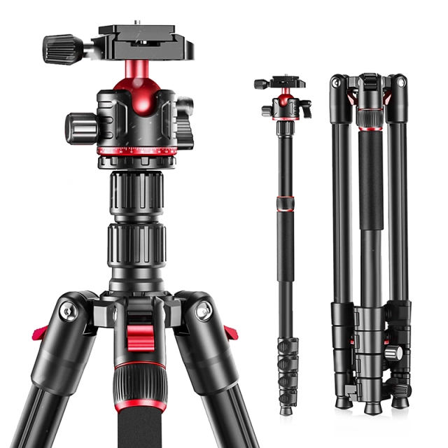 78inch Professional Camera Photography Tripod Ball Head Aluminum DSLR/SLR Tripod & Monopod with Carry Bag