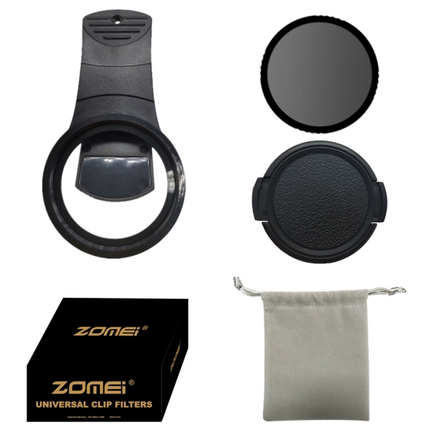 52mm CPL Filter Universal Circular Polarizer Lens Filter Cell Phone Lens Accessory Kit Includes CPL Lens and Clip