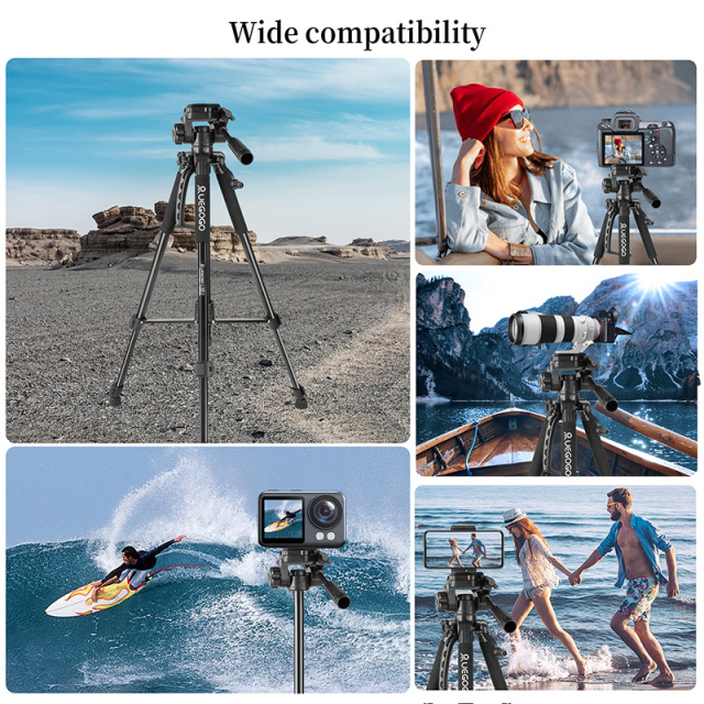 Tripod for Cell Phone Camera Phone Tripod with Remote and Phone Holder Portable Tripod for Video Recording