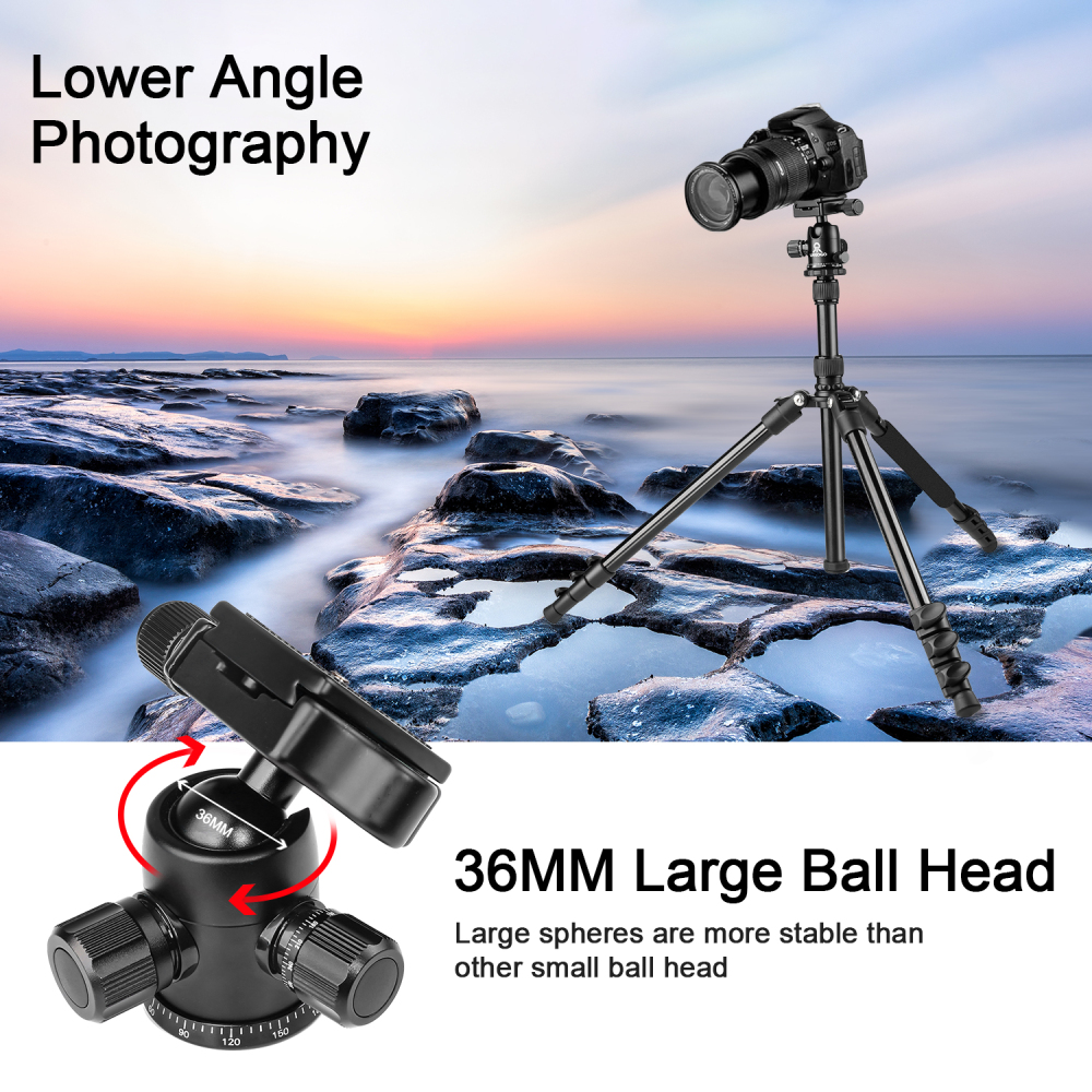 Heavy Duty Tripod for Camera and Phone Camera Monopod Tripod DSLR Binoculars Spotting Scope Camcorders Video Tripod Stand 196cm
