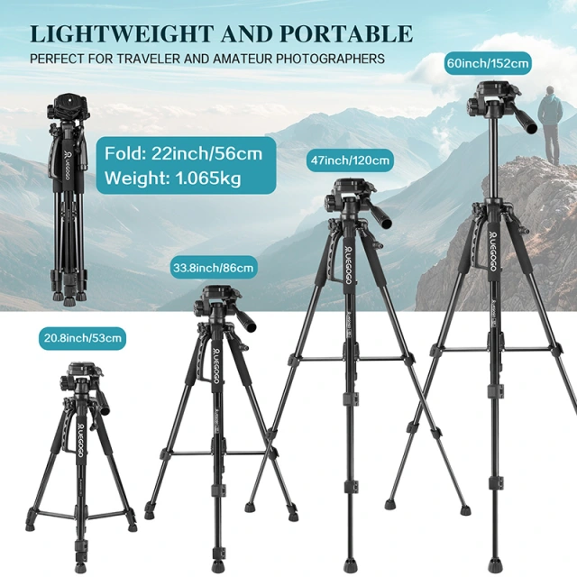Tripod for Cell Phone Camera Phone Tripod with Remote and Phone Holder Portable Tripod for Video Recording