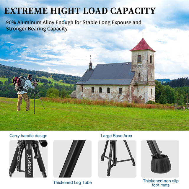 Tripod for Cell Phone Camera Phone Tripod with Remote and Phone Holder Portable Tripod for Video Recording