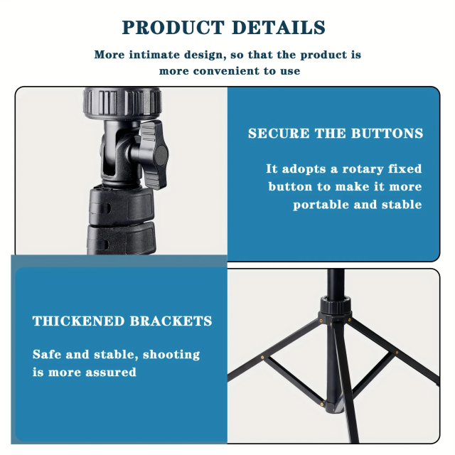 ZOMEI LED Video Light Stand Kit: 2800k-6500K CRI 96+ Dimmable Light with Phone Clip and Barn Door With 63inch/1.6m light stand for studio photography Shooting