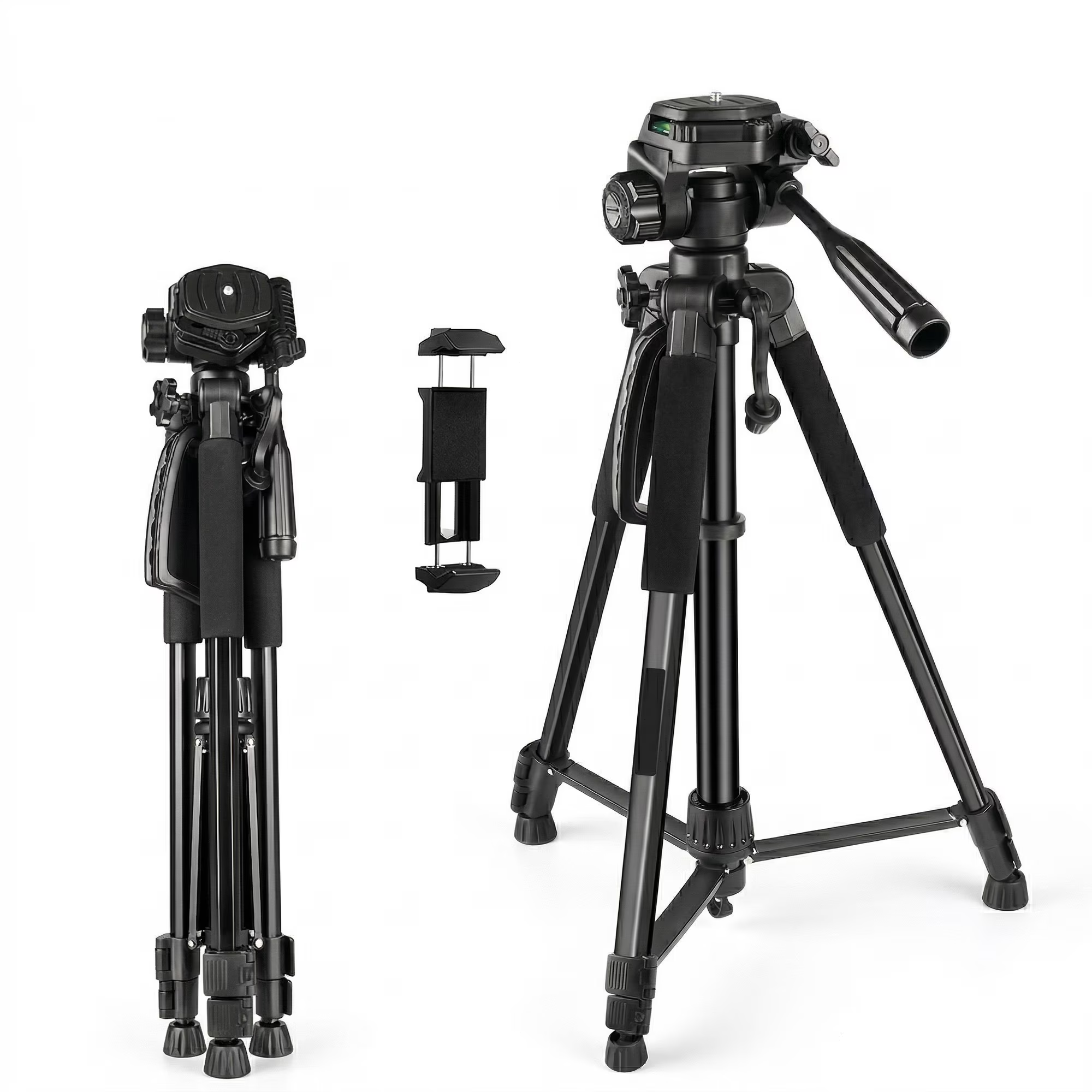ZOMEI Camera Tripod, 360° Multi-Angle Shooting，Compatible with DSLR Cameras, Camcorders, Smartphones, Includes Carrying Bag
