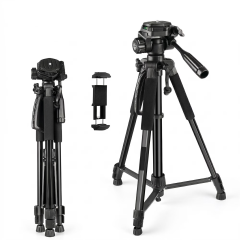 ZOMEI Camera Tripod, 360° Multi-Angle Shooting，Compatible with DSLR Cameras, Camcorders, Smartphones, Includes Carrying Bag