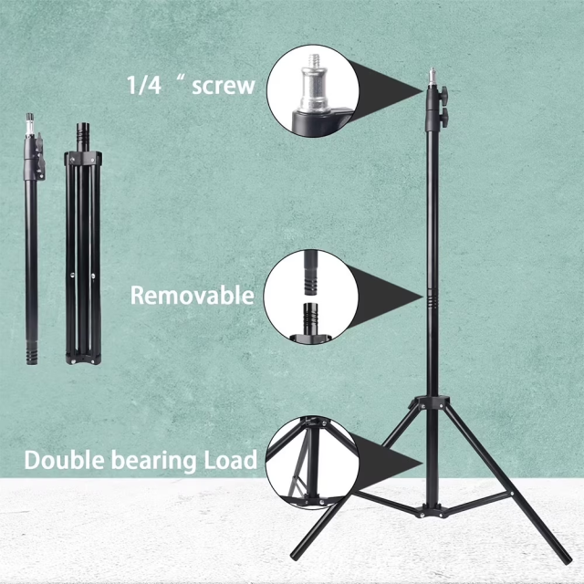 Zomei 10" Ring Light with 63" Adjustable Tripod & Phone Holder - Professional LED Lighting for YouTube, Streaming, Makeup