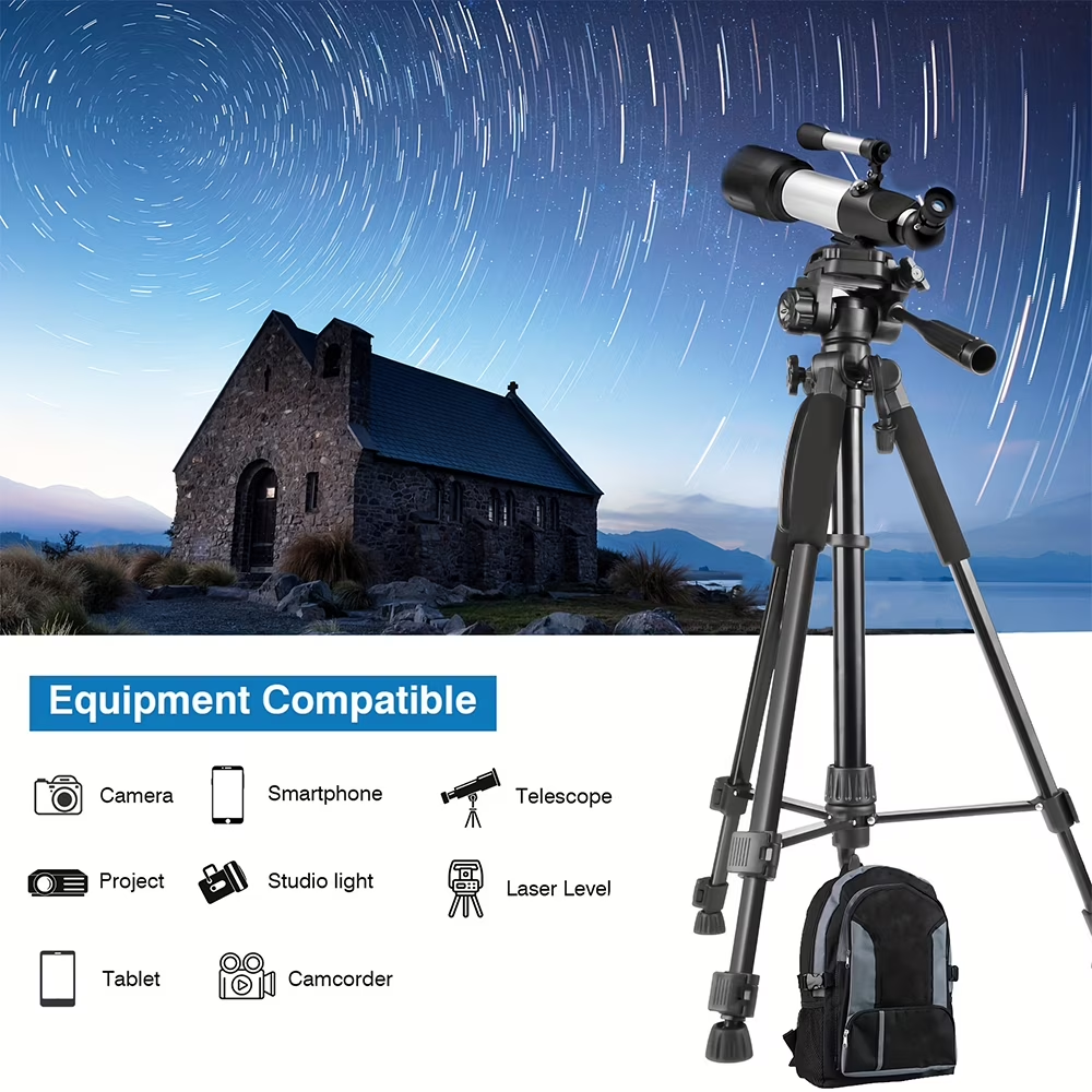 ZOMEI Camera Tripod, 360° Multi-Angle Shooting，Compatible with DSLR Cameras, Camcorders, Smartphones, Includes Carrying Bag