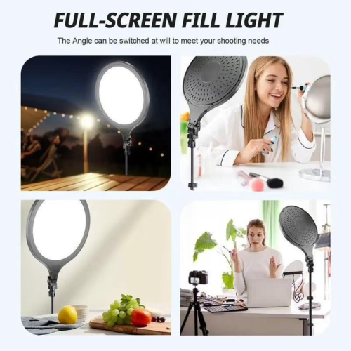 ZOMEI Cross-platform content machine: Seamlessly switch between YouTube long-form tutorials and Instagram Reels with consistent, flattering lighting. The universal mount holds any smartphone or DSLR