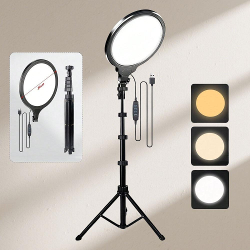 ZOMEI Cross-platform content machine: Seamlessly switch between YouTube long-form tutorials and Instagram Reels with consistent, flattering lighting. The universal mount holds any smartphone or DSLR