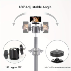 ZOMEI 63" LED Ring Light with Stand & Phone Holder, USB Studio Light for Photography/Video/Live Streaming, Portable Fill Light