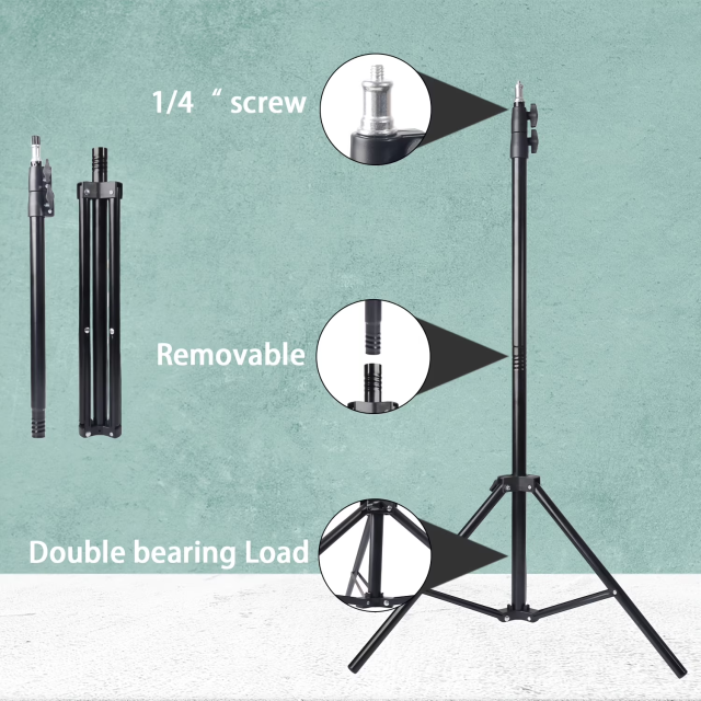 ZOMEI 63" LED Ring Light with Stand & Phone Holder, USB Studio Light for Photography/Video/Live Streaming, Portable Fill Light