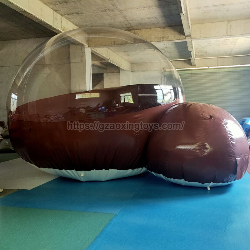Brown Inflatable Bubble Tent