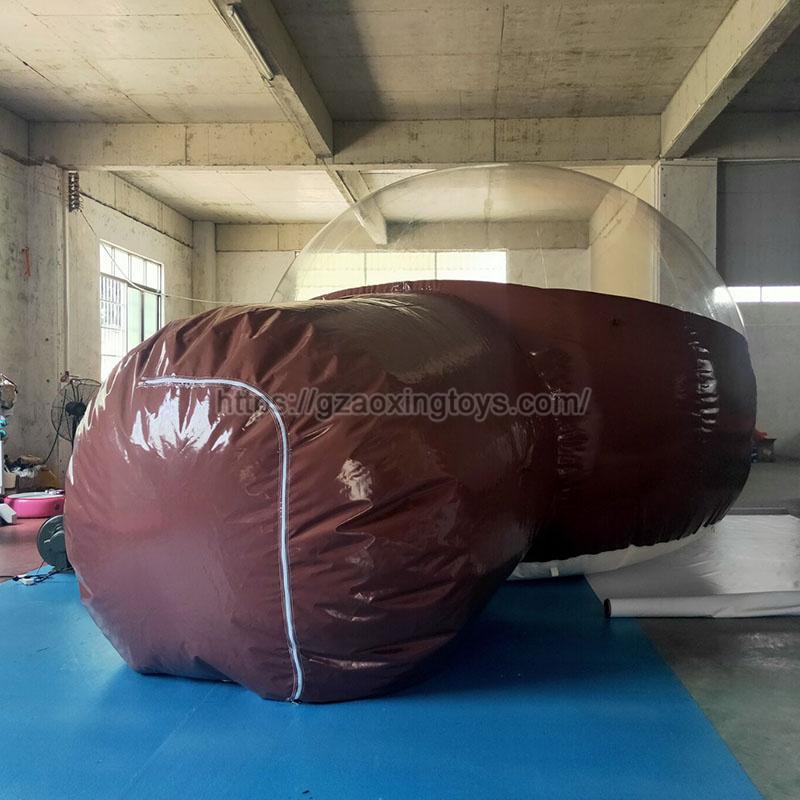 Brown Inflatable Bubble Tent