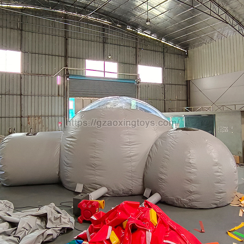 Grey Inflatable Bubble Tent