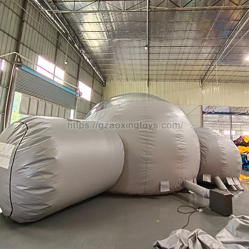 Grey Inflatable Bubble Tent
