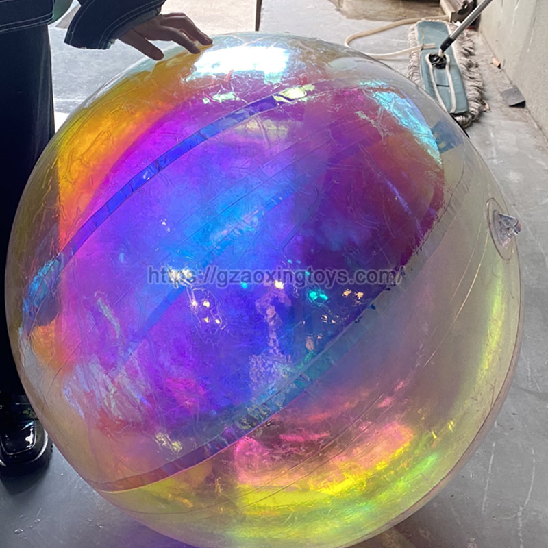 Rainbow Inflatable Mirror Ball