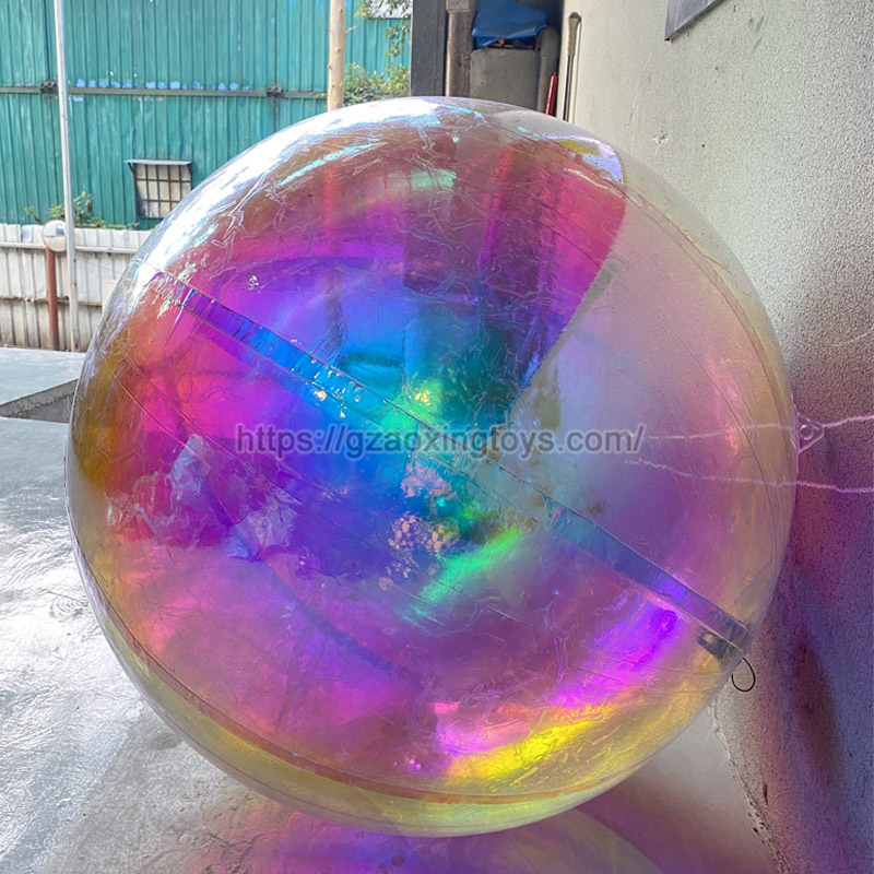 PVC Hanging Giant Inflatable Mirror Ball For Party Stage Show