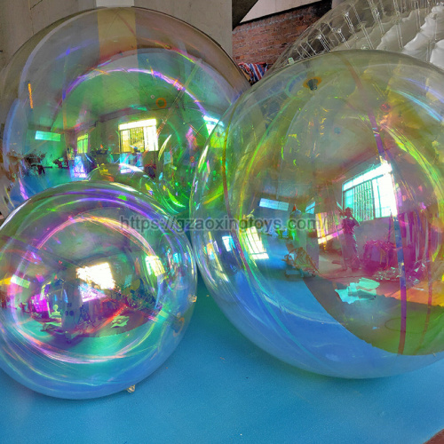 Rainbow Inflatable Mirror Ball