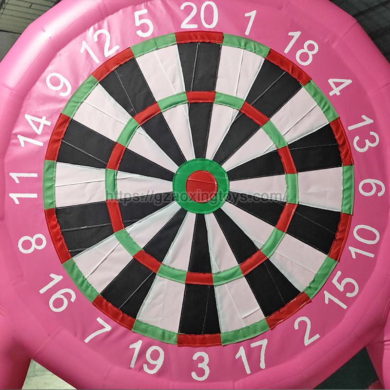 Pink Pig Inflatable Football Dart