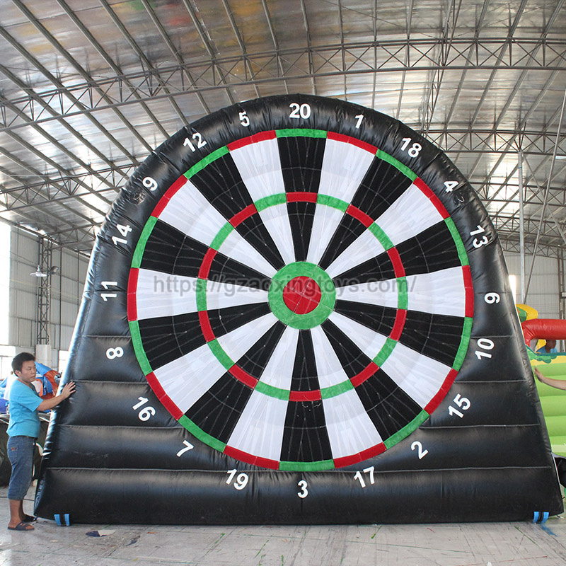 Giant Inflatable Football Dart Soccer Board For Outdoor Playground