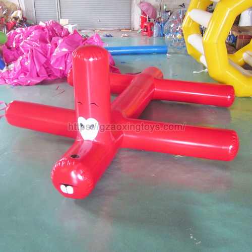 Inflatable Red Dog Wtaer Toy