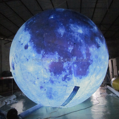 Inflatable Moon With LED Light
